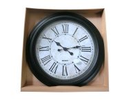 Часы арт 8767A большие черные римс.цифры