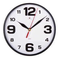 Часы 2019-110В корпус черный "Классика"