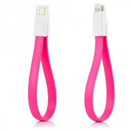 Дата-кабель Smartbuy USB - 8-pin для Apple, магнитный, длина 0,2 м, розовый (iK-502m pink)