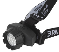 Фонарь ЭРА GB-602 налобный (7xLED, 3xAAA, 4 реж., черный)