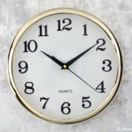 Часы  WS-7389-1 диаметр 24 см, корпус золото