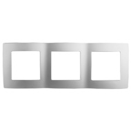 12-03 Рамка ЭРА, 12-5003-03, 3 пост, алюминий