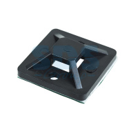 Площадка самоклеющаяся 25*25мм 100шт черная REXANT 07-2026 ПОШТУЧНО