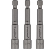 Головка для шестигр. саморезов, 6 мм, шестигр.хвостовик 1/4" hex, 40Х, Smartbuy 