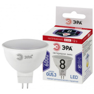 Лампа светод. ЭРА STD LED MR16-8W-12V-860-GU5.3 софит