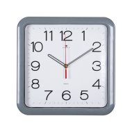 Часы 7667 G корпус серый квадрат "Классика"