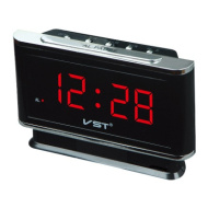 Часы VST721-1 красн.цифры