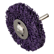 Диск коралловый зачистной для дрели/шуруповерта, 75 мм, с осью Smarbuy Tools