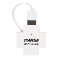 USB хаб 4 порта белый (SBHA-6900-W) Smartbuy