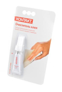 Очиститель клея КОНТАКТ Очиститель клея (4г) BL1 в шоу-боксе 10 шт