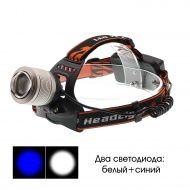 Патриот PT-FLG17 фонарь налобный (1L, 2*18650, ZOOM, Т6)