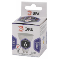 Лампочка свет. ЭРА STD LED MR16-6W-860-GU10 GU10 6Вт