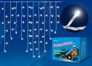 Бахрома LED, ULD-B3010-200/DTA BLUE IP20, контролллер, 200 ламп, 3 м, синий, Uniel
