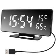 VST 888Y-6 Белые часы настольные (без блока)