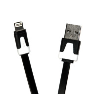 Кабель Dialog HC-A6310 Apple 8pin M-USB A (M) 1m плоский 2х цветный