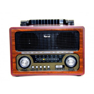 Радиоприемник Ретро KEMAI MD-1800BT+Bluetooth+USB+SD+аккумулятор