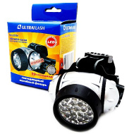 Фонарь ULTRA FLASH LED 5353 (металлик 19 LED) 10262