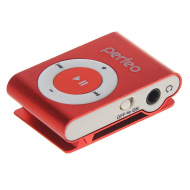 Perfeo  цифровой аудио плеер Music Clip Titanium, бордовый (VI-M001 Inkiness)