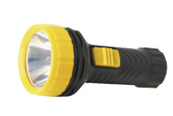 Ultraflash 919-ТН (фонарь, черный, 1LED, 1 реж, 1XR6, пласт, блист-пакет)