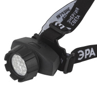 Фонарь ЭРА GB-605 налобный (23xLED, 3xAAA, 4 реж., черный)