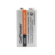 Эл.пит. GoPower Крона 6F22 Shrink  9V