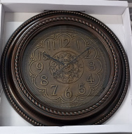 Часы арт 2650Z-1 косичка, т-корич+ белые