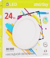 Накладной (LED) светильник Round SDL Smartbuy-24w/5000K/IP20
