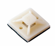 Площадка самокл,20*20 белая под хомуты (уп,100шт) REXANT 07-2020 ПОШТУЧНО