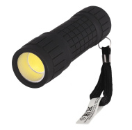 Ultraflash LED16011 (фонарь, черный, COB LED 3Вт, 1 реж., 3XR03, пластик,