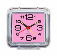 Будильник Б1-056 ВЕГА Розовый