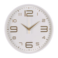 Часы 3015-001 корпус белый+золото "Классика"