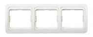 Рамка 3-местная гориз-я белая "Марс" SBE-02w-00-FR-3 Smartbuy