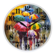 Часы 3030-781 стекло "Дождливый день" 