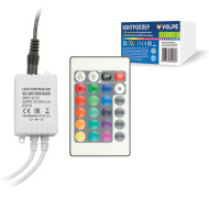 ULC-Q431 RGB BLACK Контроллер для управления светод. RGB лентами 12V, с пультом ДУ ИК. Volpe