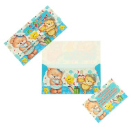 Конверт для денег "С Днём Рождения!" 34478