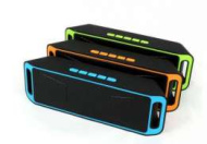 Колонка ATLANFA+BT+сабвуфер+USB+SD+радио AT-7725 оранжевый