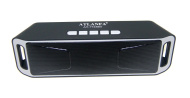 Колонка ATLANFA+BT+сабвуфер+USB+SD+радио AT-7725 черный