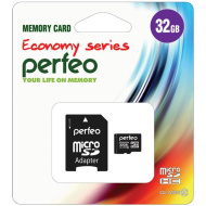 Perfeo microSD 32GB High-Capacity (Class 10) economy series с/а