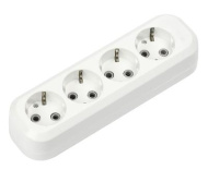 Колодка 4 гнезда 16А/3,5кВт с заземлением (SBE-16-4-00-Z) SmartBuy