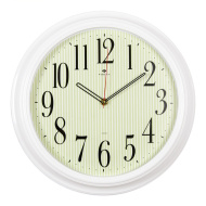 Часы 3527-126 корпус белый "Классика в полоску"