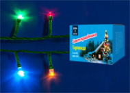 Гирлянда с контроллером, UDL-S0500-100/DGA MULTI IP20 MINI,5м. 100 миниламп накаливания, Uniel