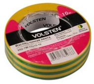 Изолента Volsten V02-7M-13x15-20 (желто-зеленая)