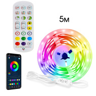 Огонек OG-LDL40 LED набор лента RGB 5м (2812,IP20,блок,пульт)