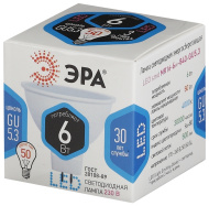 Лампа светод. ЭРА LED smd MR16-6w-840-GU5.3