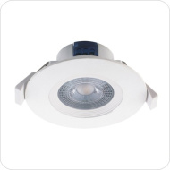 Светильник встраиваемый PSP-RF 9039 7W 4000K 38° круг/неповор. White IP40 Jazzway