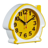 Будильник В6-004 корпус белый с желтым "Классика"