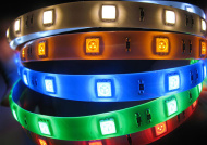 Светодиодная лента SMD 5050, 300 Led, IP65, 12V, 14,4 Вт/м, Econom, RGB, 70610 (73611)