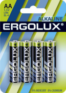 Эл. пит. Ergolux LR06 BL3+1 /40/