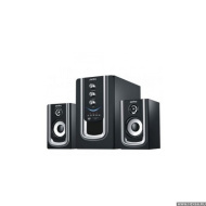 Perfeo колонки 2.1 "RIVERA", FM-тюнер, USB/SD, ПДУ, 20Вт+5х2Вт, чёрн-серебр (PF-102)