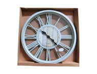 Часы арт 8676 большие светло-серые